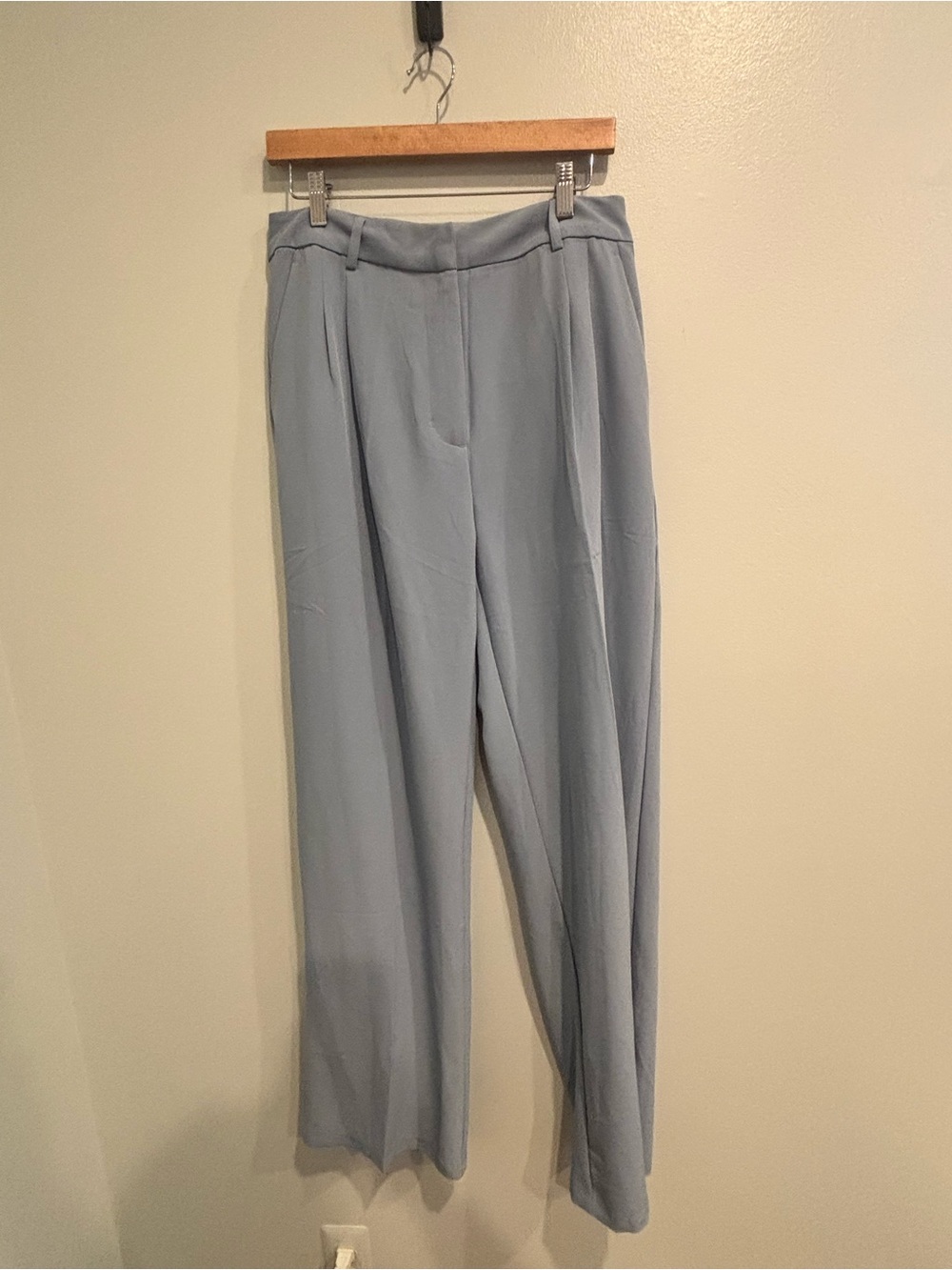 Shinestar Pale Blue Wide-Leg Trousers